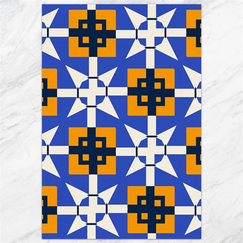 Shapes on a blue background                                                           Canvas 20  x 30  from ArtsNow.com 19.62 x28.9  Canvas - 1