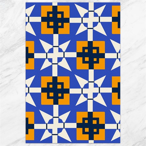 Shapes on a blue background                                                           Canvas 24  x 36  from ArtsNow.com 23.35 x34.74  Canvas - 1