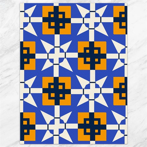 Shapes on a blue background                                                           Canvas 36  x 48  from ArtsNow.com 35.26 x46.15  Canvas - 1