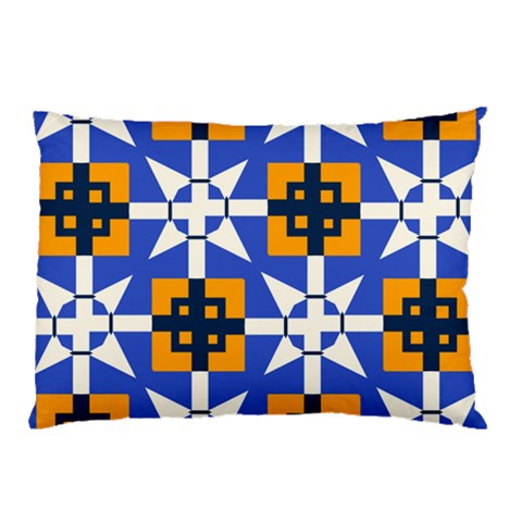 Shapes on a blue background                                                           Pillow Case from ArtsNow.com 26.62 x18.9  Pillow Case