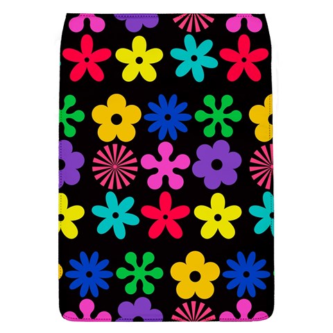 Colorful flowers on a black background pattern                                                           Samsung Galaxy Grand DUOS I9082 Hardshell Case from ArtsNow.com Front