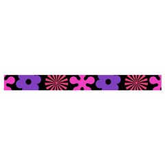 Colorful flowers on a black background pattern                                                           Cross Back Hipster Bikini Set from ArtsNow.com Waistband