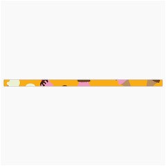 Ice cream on an orange background pattern                                                          Roll Up Canvas Pencil Holder (M) from ArtsNow.com Strap
