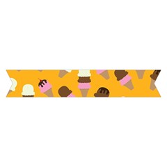 Ice cream on an orange background pattern                                                             Women s Basketball Tank Top from ArtsNow.com Strap