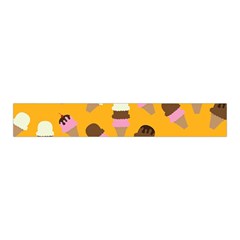 Ice cream on an orange background pattern                                                            Midi Wrap Pencil Skirt from ArtsNow.com Waistband