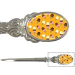 Ice cream on an orange background pattern                                                             Letter Opener