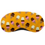 Ice cream on an orange background pattern                                                             Sleeping Mask