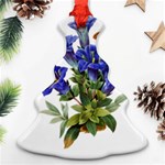 Vintage-blume-kunst-clipart-16307836606qy-removebg-preview Christmas Tree Ornament (Two Sides)