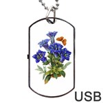 Vintage-blume-kunst-clipart-16307836606qy-removebg-preview Dog Tag USB Flash (Two Sides)