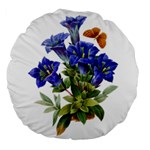 Vintage-blume-kunst-clipart-16307836606qy-removebg-preview Large 18  Premium Round Cushions