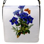 Vintage-blume-kunst-clipart-16307836606qy-removebg-preview Flap Closure Messenger Bag (S)