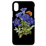 Vintage-blume-kunst-clipart-16307836606qy-removebg-preview iPhone X/XS Black UV Print Case