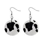 Cow 1  Button Earrings