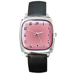magenta-clipart-xl Square Metal Watch
