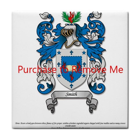 Smith (scotland) Coa With Motto Front