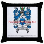 Smith (scotland) Coa With Motto-1 Throw Pillow Case (Black)