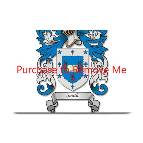 Smith (scotland) Coa With Motto 18 x12  Plate Mat
