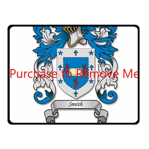 Smith (scotland) Coa With Motto 50 x40  Blanket Front
