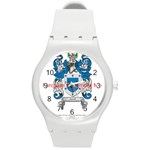 Smith (scotland) Coa With Motto-1 Round Plastic Sport Watch (M)