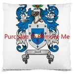 Smith (scotland) Coa With Motto-1 Large Cushion Case (One Side)