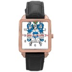 Smith (scotland) Coa With Motto-1 Rose Gold Leather Watch 