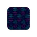 Free Abstract Vector Rubber Square Coaster (4 pack) 