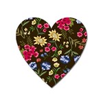 Flower wallpaper Heart Magnet