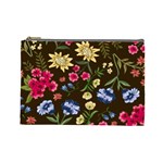 Flower wallpaper Cosmetic Bag (Large)
