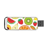 Flat fruits Portable USB Flash (One Side)