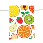 Flat fruits  Lightweight Drawstring Pouch (XL)