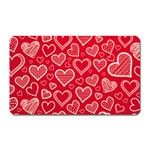 Red hearts hand drawn Magnet (Rectangular)