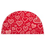 Red hearts hand drawn Anti scalding pot cap