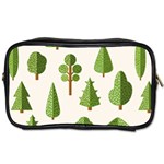 Flat style trees pattern Toiletries Bag (One Side)