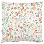 Floral watercolor wallpaper Standard Flano Cushion Case (Two Sides)
