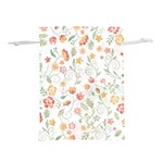 Floral watercolor wallpaper Lightweight Drawstring Pouch (L)