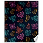 Ornamented and stylish butterflies Canvas 16  x 20 