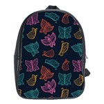 Ornamented and stylish butterflies School Bag (Large)