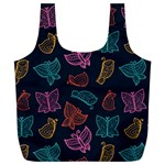 Ornamented and stylish butterflies Full Print Recycle Bag (XL)