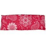 Pink floral swirl background Body Pillow Case (Dakimakura)