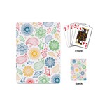 Colorful paisley background Playing Cards Single Design (Mini)
