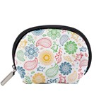 Colorful paisley background Accessory Pouch (Small)