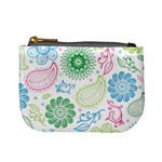 Pasley and flowers pattern Mini Coin Purse