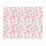 Pink foliage background Small Glasses Cloth (2 Sides)