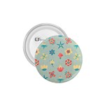 Soft tones floral pattern background 1.75  Buttons