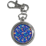 Bright and colorful floral pattern Key Chain Watches