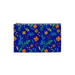 Bright and colorful floral pattern Cosmetic Bag (Small)