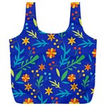 Bright and colorful floral pattern Full Print Recycle Bag (XXXL)