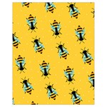 Bee pattern background Drawstring Bag (Small)