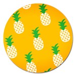pineapple patterns Magnet 5  (Round)