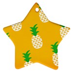pineapple patterns Star Ornament (Two Sides)